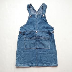 ARIZONA • Vintage denim pinafore bib overall dress